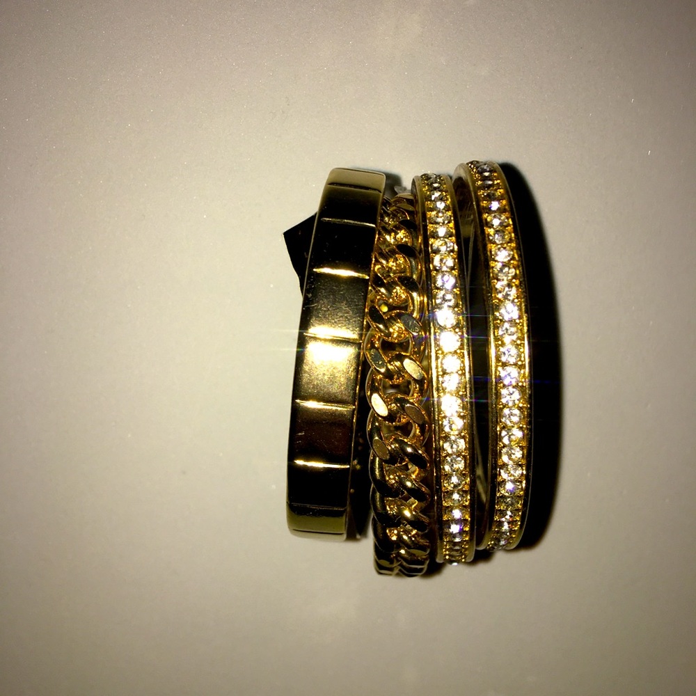 Gold bangles